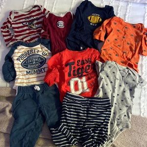 Football Theme Bundle: Carter’s and Just One You by Carter’s- Size 3M